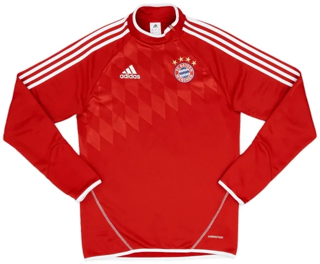 2013-14 Bayern Munich adidas 1/4 Zip Drill Top - 10/10 - (S)