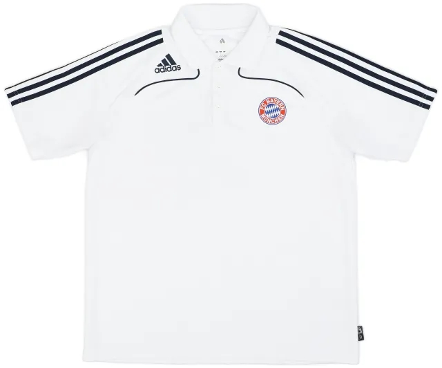 2008-09 Bayern Munich adidas Polo Shirt - 9/10 - (L)