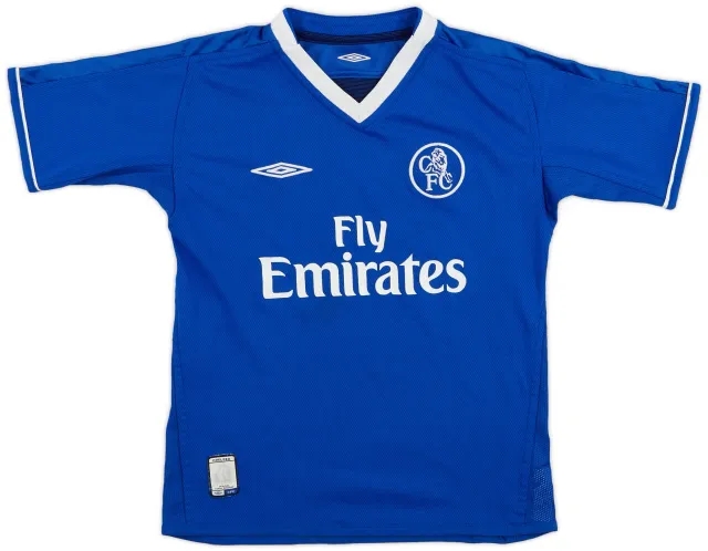 Umbro 2003-05 Chelsea Home Shirt - 9/10 - (S.Boys)
