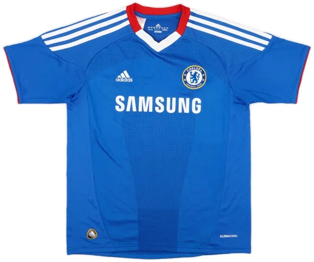 adidas 2010-11 Chelsea Home Shirt - 8/10 - (M.Boys)