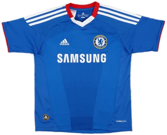 adidas 2010-11 Chelsea Home Shirt - 8/10 - (S.Boys)