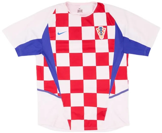 Nike 2002-04 Croatia Home Shirt - 5/10 - (M)