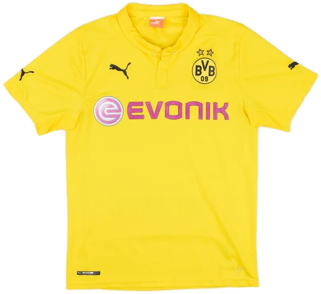 Puma 2014-15 Dortmund CL Home Shirt - 6/10 - (M)