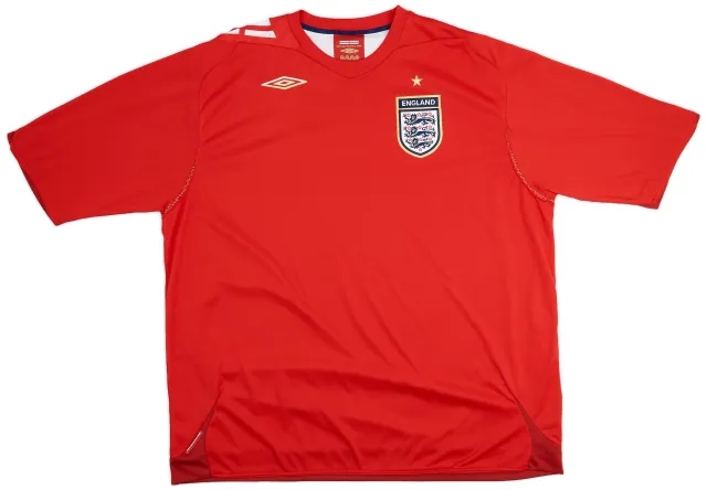 Umbro 2006-08 England Away Shirt - 6/10 - (3XL)