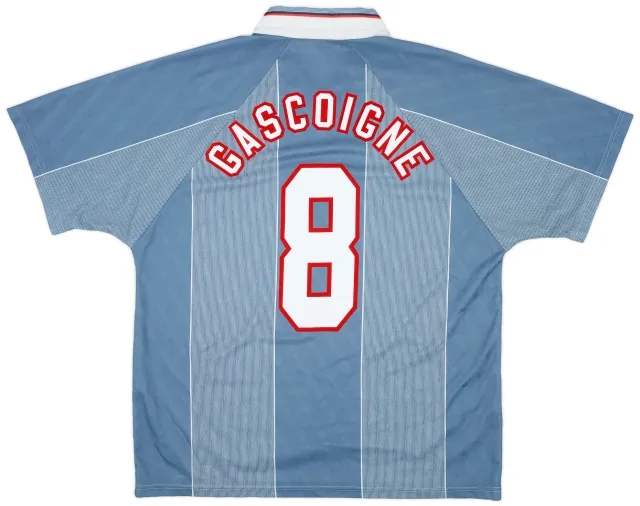 Umbro 1996-97 England Away Shirt Gascoigne #8 - 5/10 - (XL)
