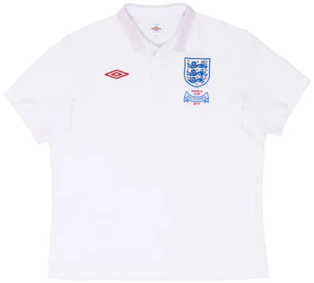 Umbro 2009-10 England 'World Cup South Africa 2010' Home Shirt - 7/10 - (XL)