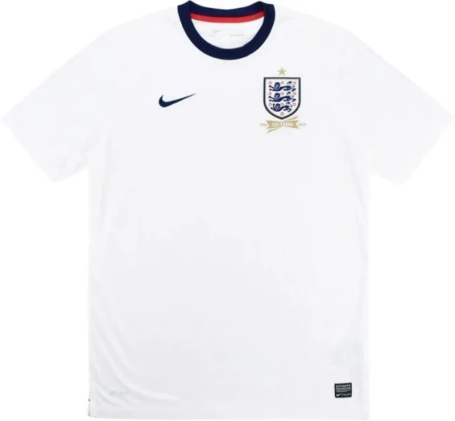Nike 2013 England 150th Anniversary Home Shirt - 6/10 - (S)
