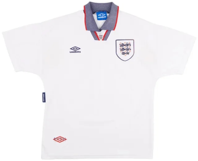 Umbro 1993-95 England Home Shirt - 6/10 - (L)