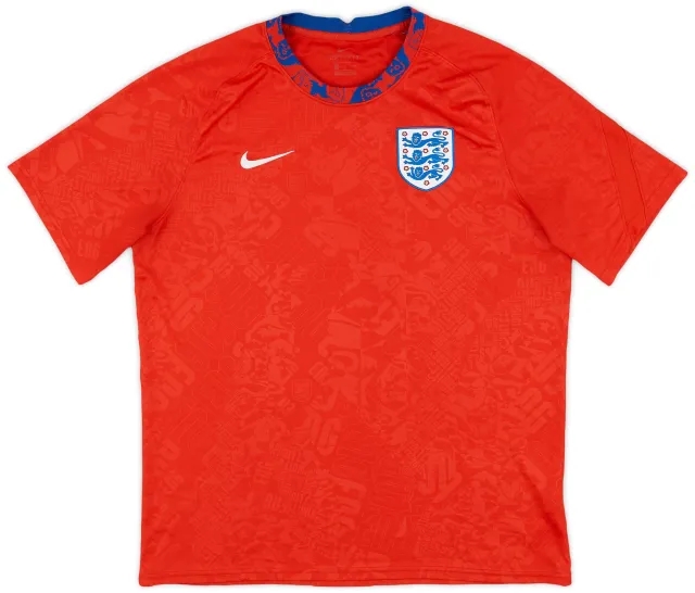 2020-21 England Nike Training Shirt - 7/10 - (XL)
