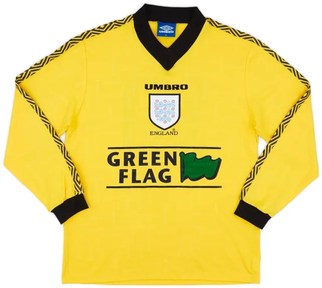 1996-98 England Umbro Training L/S Shirt #10 - 9/10 - (XL)