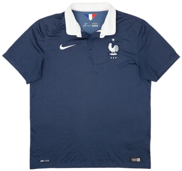 Nike 2014-15 France Home Shirt - 8/10 - (L)