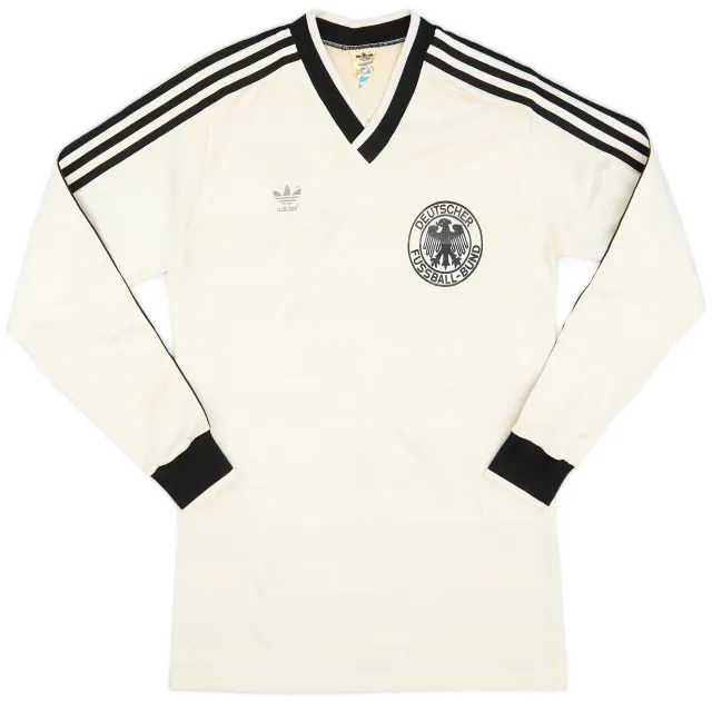 adidas 1984-86 West Germany Home L/S Shirt - 6/10 - (M)