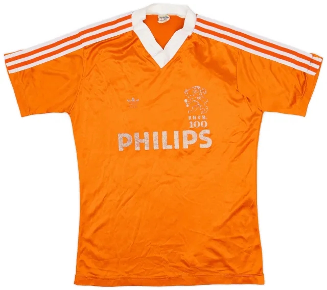 adidas 1989-90 Netherlands Centenary Home Shirt - 4/10 - (M)