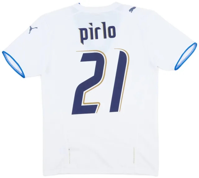 Puma 2006 Italy Away Shirt Pirlo #21 - 4/10 - (S)