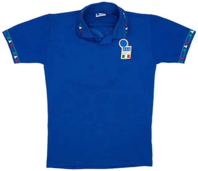 Diadora 1992-93 Italy Home Shirt #10 - 5/10 - (L.Boys)