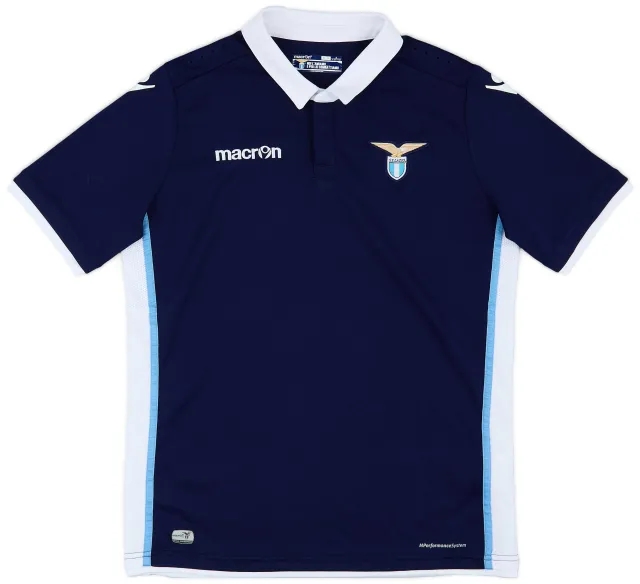 Macron 2016-17 Lazio Away Shirt - 9/10 - (XL.Boys)