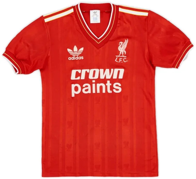adidas 1985-87 Liverpool Home Shirt - 6/10 - (L.Boys)