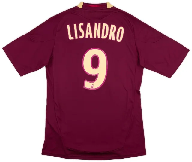 adidas 2010-11 Lyon Away Shirt Lisandro #9 - 8/10 - (S)