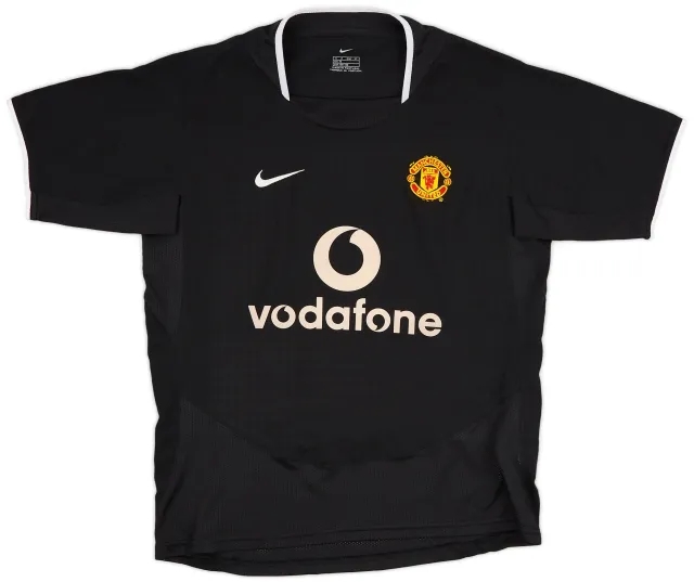 Nike 2003-05 Manchester United Away Shirt - 9/10 - (S.Boys)