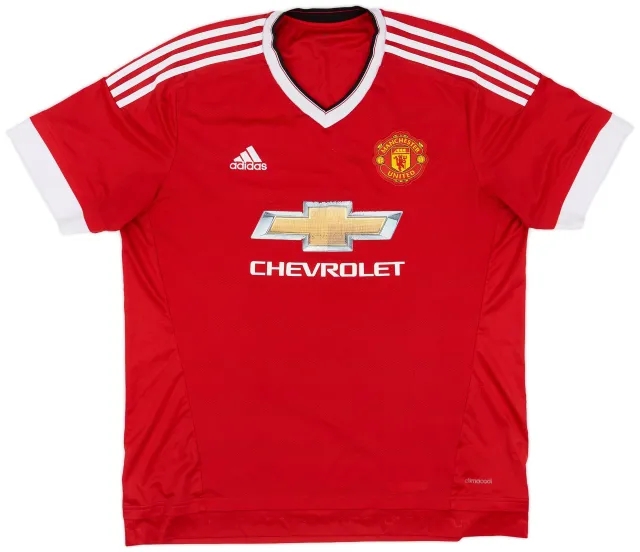 adidas 2015-16 Manchester United Home Shirt - 5/10 - (XL)