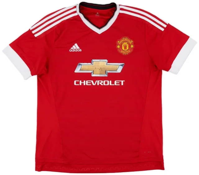 adidas 2015-16 Manchester United Home Shirt - 5/10 - (L)
