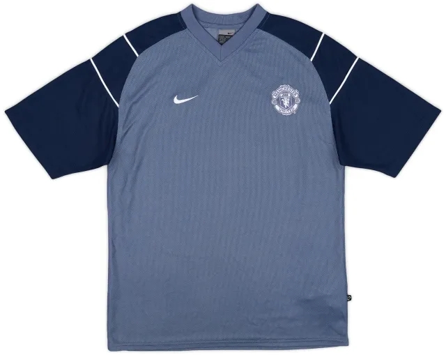 2003-04 Manchester United Nike Training Shirt - 9/10 - (S)