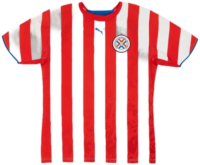 Puma 2006-07 Paraguay Home Shirt - 6/10 - (M)