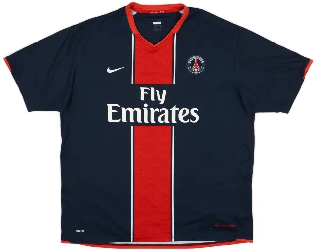 Nike 2007-08 Paris Saint-Germain Home Shirt - 8/10 - (XXL)