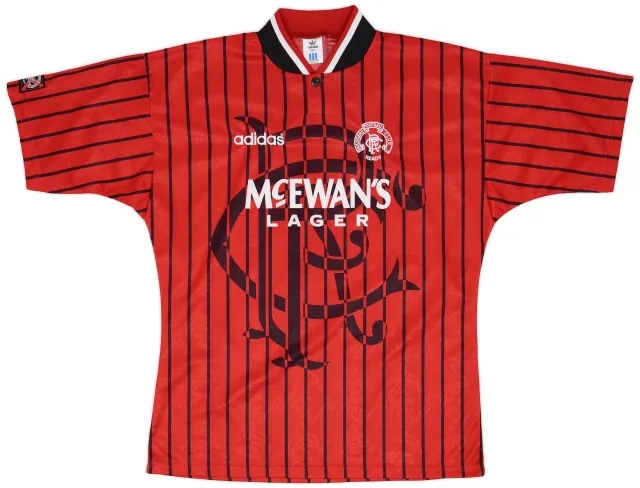 adidas 1994-95 Rangers Away Shirt - 10/10 - (L)