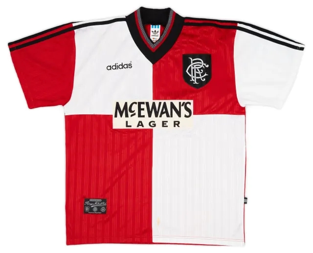 adidas 1995-96 Rangers Away Shirt - 6/10 - (L)
