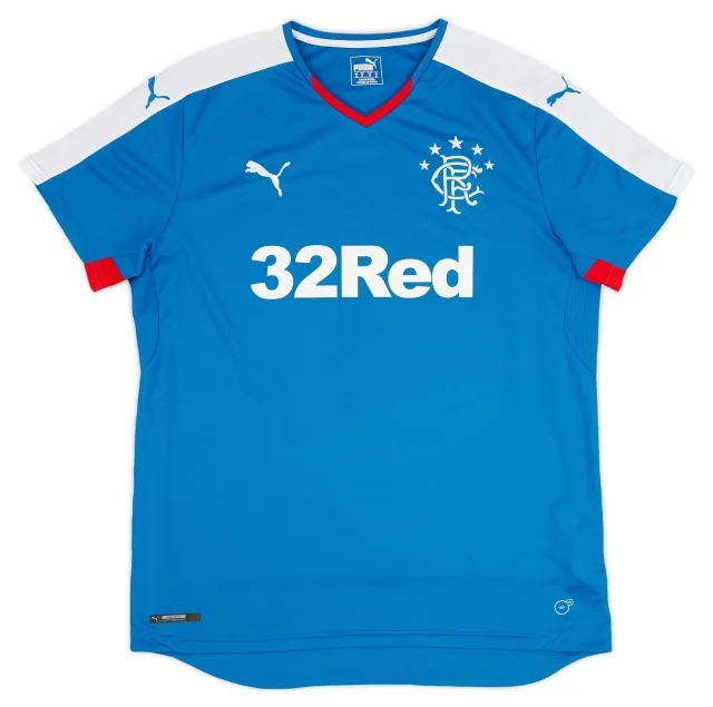 Puma 2015-16 Rangers Home Shirt - 8/10 - (XL)