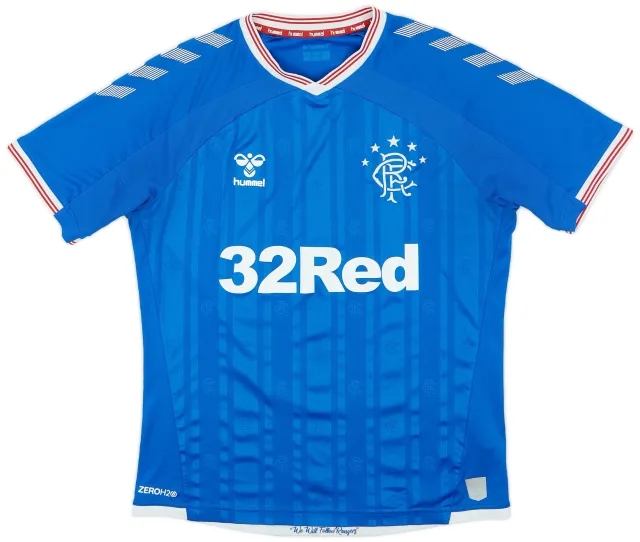 Hummel 2019-20 Rangers Home Shirt - 6/10 - (L)