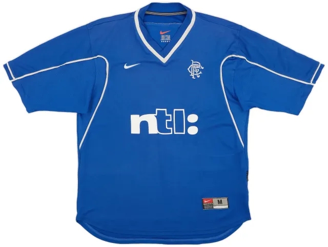 Nike 1999-01 Rangers Home Shirt - 7/10 - (M)