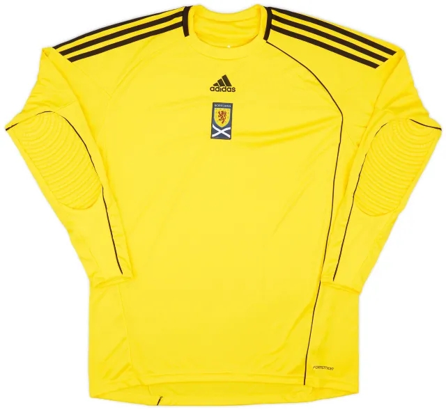 adidas 2009-11 Scotland Player Issue GK Shirt - 10/10 - (L)