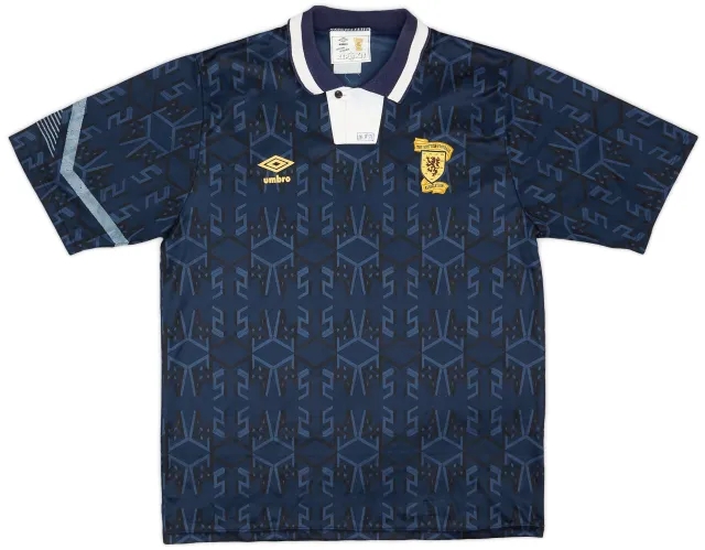 Umbro Scotland Mens SS Home Shirt 1991