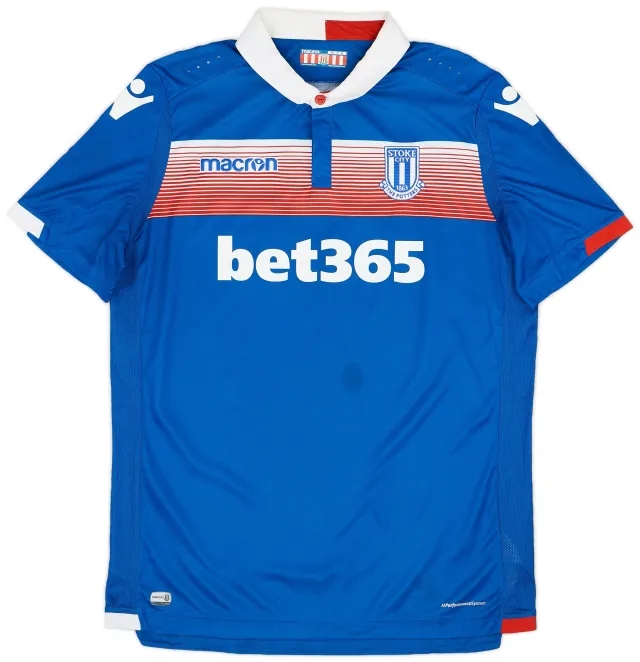 Macron 2017-18 Stoke City Away Shirt - 7/10 - (XL)
