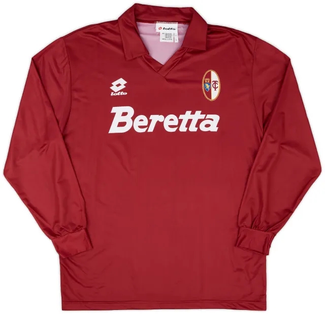 Lotto 1993-94 Torino Home L/S Shirt - 9/10 - (L)