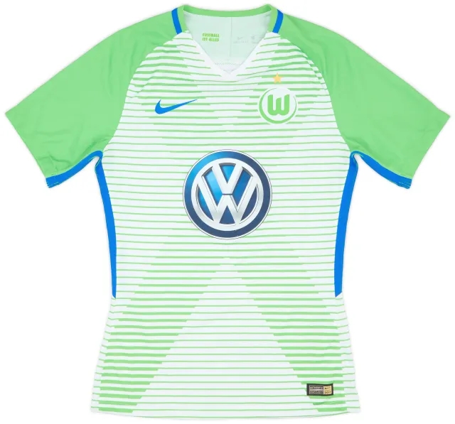 Nike 2017-18 Wolfsburg Home Shirt - 8/10 - (S)