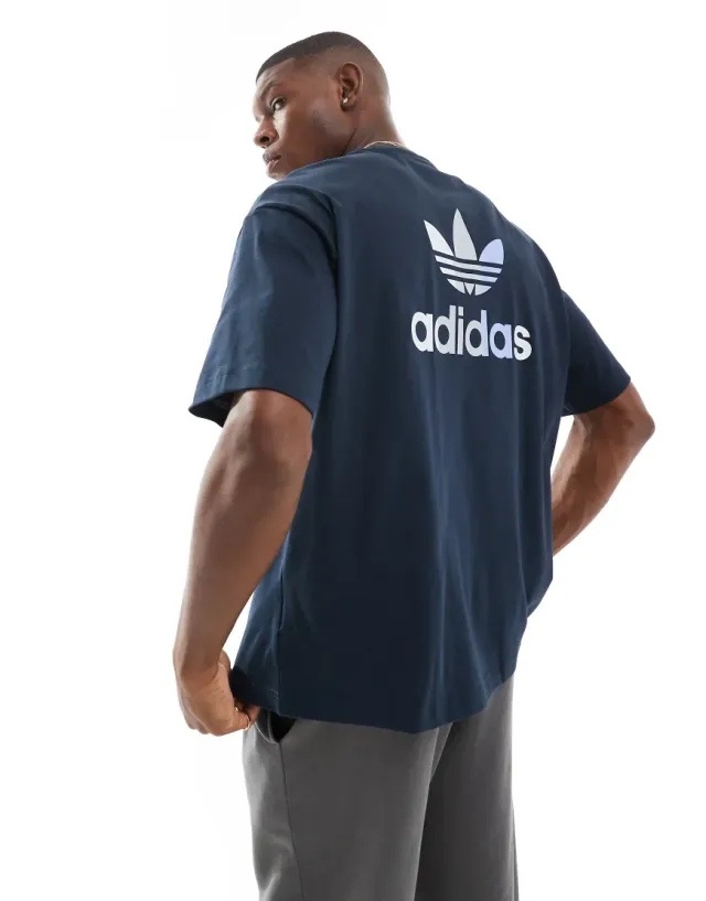 Adidas Originals Basketball T-Shirt In Navy