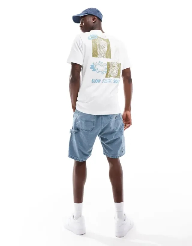Nike Slow Your Sole T-Shirt - White - Size XS - White