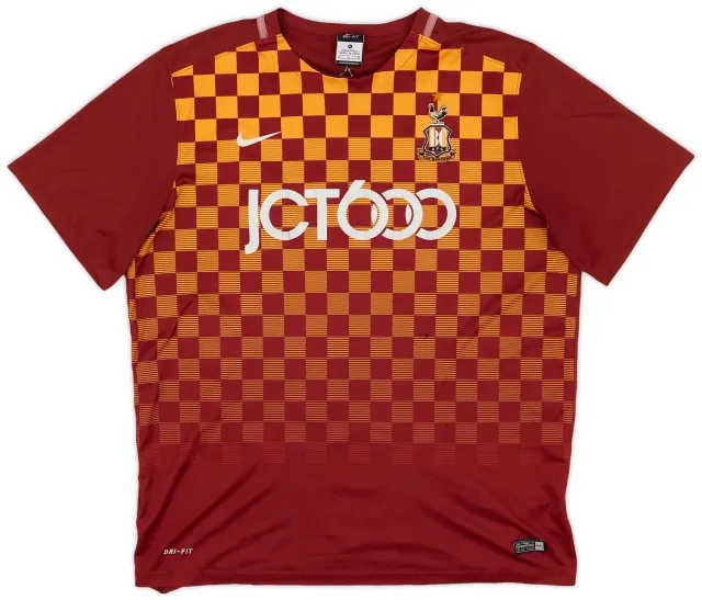 Nike 2015-16 Bradford City Home Shirt - 4/10 - (XL)