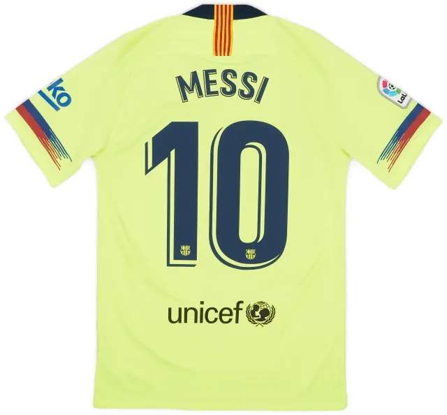 Nike 2018-19 Barcelona Away Shirt Messi #10 - 8/10 - (S)