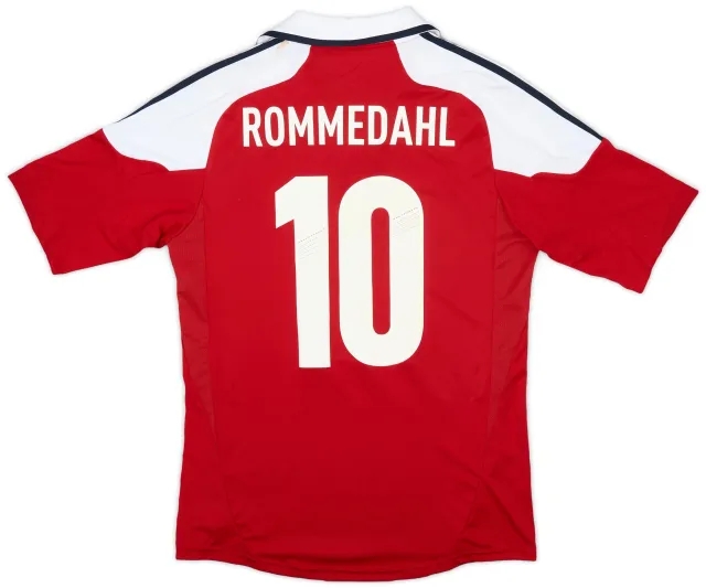 adidas 2012-13 Denmark Home Shirt Rommedahl #10 (S)