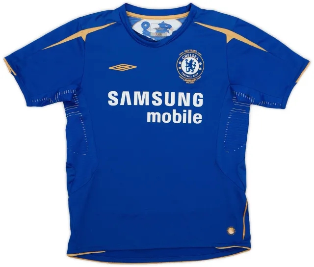 Umbro 2005-06 Chelsea Centenary Home Shirt - 8/10 - (M.Boys)