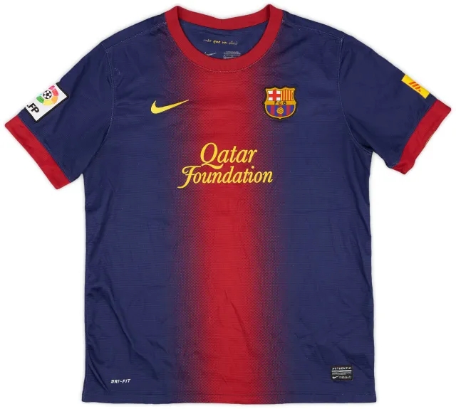 Nike 2012-13 Barcelona Home Shirt - 7/10 - (XL.Boys)