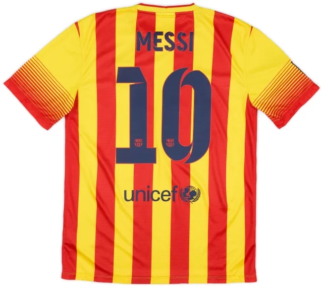 Nike 2013-15 Barcelona Away Shirt Messi #10 - 9/10 - (M)