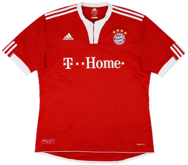 adidas 2009-10 Bayern Munich Home Shirt - 7/10 - (XL)