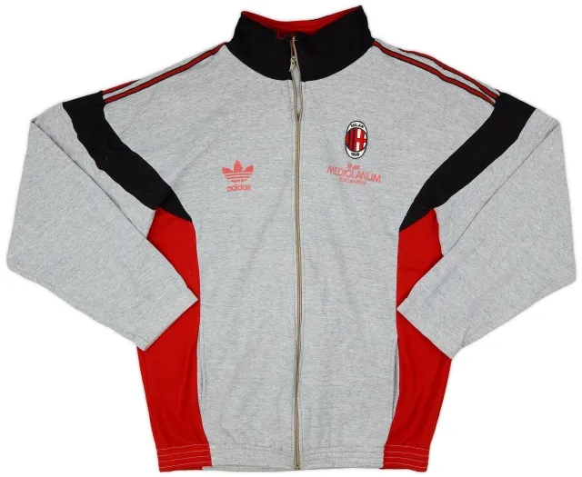 1990-91 AC Milan adidas Track Jacket - 8/10 - (L)