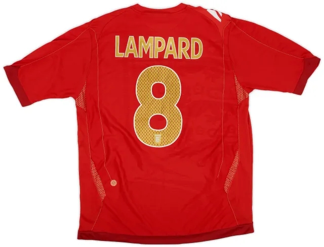Umbro 2006-08 England Away Shirt Lampard #8 - 7/10 - (L)