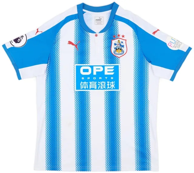 Puma 2017-18 Huddersfield Home Shirt - 6/10 - (XL)